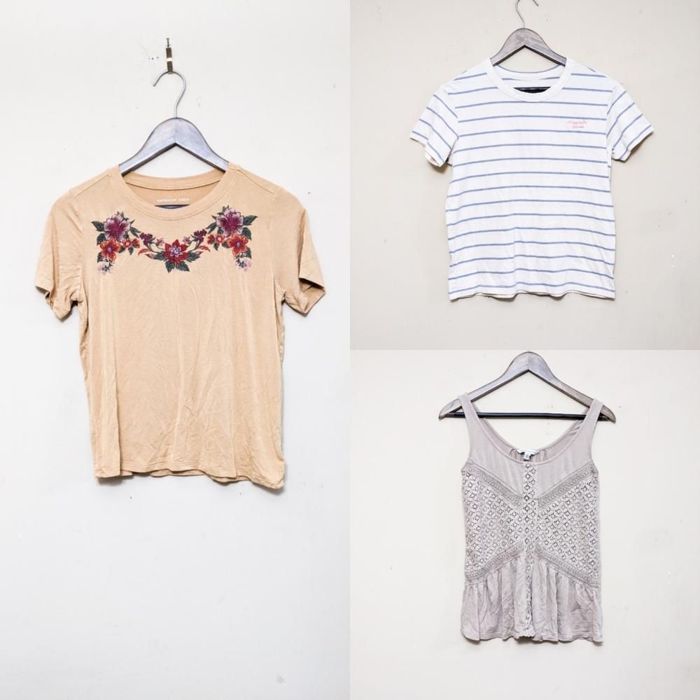American Eagle size small shirt bundle